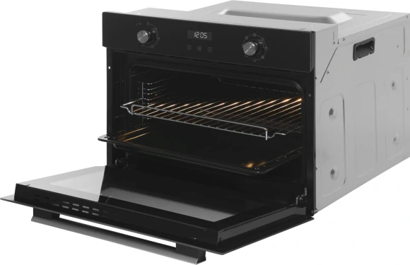 Духовой шкаф Электрический Hyundai HEO 64512 BG черный/серебристый Духовой шкаф Электрический Hyundai HEO 64512 BG черный/серебристый