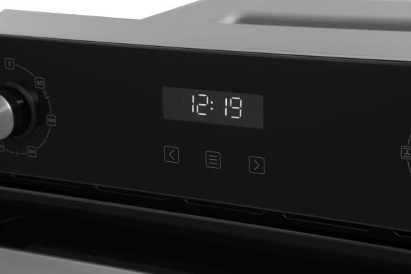 Духовой шкаф Электрический Hyundai HEO 64512 BG черный/серебристый Духовой шкаф Электрический Hyundai HEO 64512 BG черный/серебристый