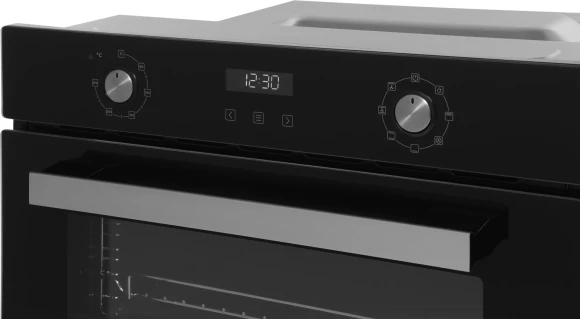 Духовой шкаф Электрический Hyundai HEO 64512 BG черный/серебристый Духовой шкаф Электрический Hyundai HEO 64512 BG черный/серебристый