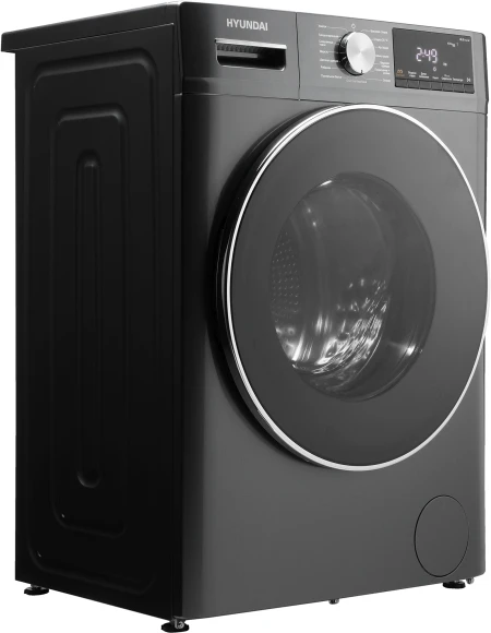 Стиральная машина Hyundai WFD8401 класс: B загр.фронтальная макс.:8кг (с сушкой) темно-серый инвертор