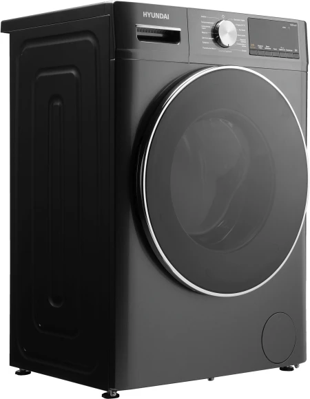 Стиральная машина Hyundai WFD8401 класс: B загр.фронтальная макс.:8кг (с сушкой) темно-серый инвертор