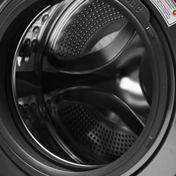 Стиральная машина Hyundai WFD8401 класс: B загр.фронтальная макс.:8кг (с сушкой) темно-серый инвертор