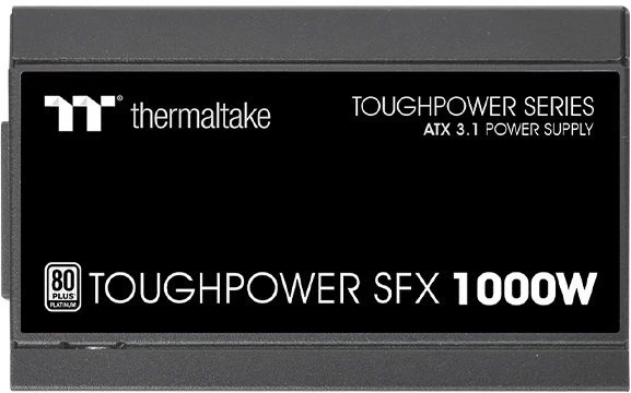 Блок питания Thermaltake SFX 1000W Toughpower SFX1000 Gen.5 80+ platinum (20+4pin) APFC 90mm fan 8xSATA Cab Manag RTL Блок питания Thermaltake SFX 1000W Toughpower SFX1000 Gen.5 80+ platinum (20+4pin) APFC 90mm fan 8xSATA Cab Manag RTL