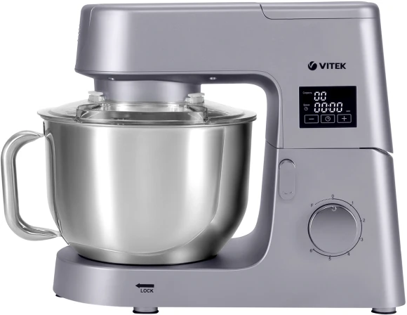Миксер планетарный Vitek VT-PM0550 2000Вт серебристый