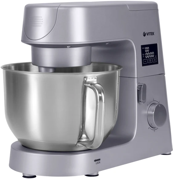Миксер планетарный Vitek VT-PM0550 2000Вт серебристый