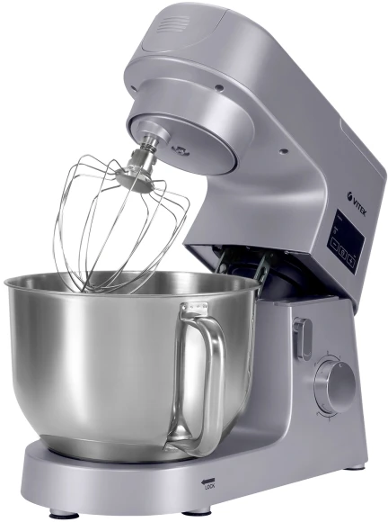 Миксер планетарный Vitek VT-PM0550 2000Вт серебристый