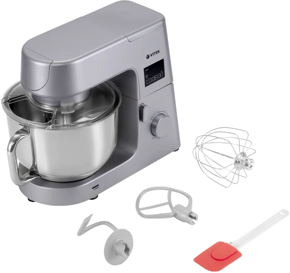 Миксер планетарный Vitek VT-PM0550 2000Вт серебристый