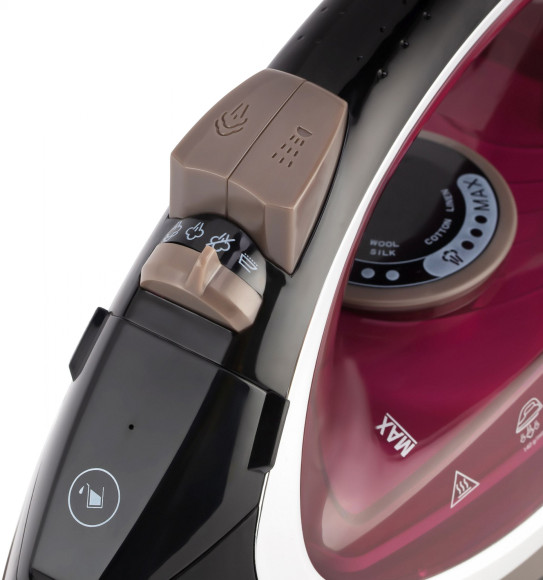 Утюг Vitek VT-8309 2400Вт бордовый/черный