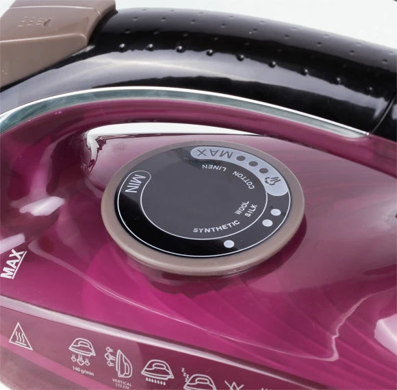 Утюг Vitek VT-8309 2400Вт бордовый/черный