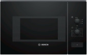 Микроволновая печь Bosch BFL520MB0 20л. 800Вт черный (встраиваемая) Микроволновая печь Bosch BFL520MB0 20л. 800Вт черный (встраиваемая)