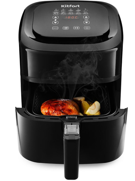 Аэрогриль Kitfort KT-2215 1500Вт черный