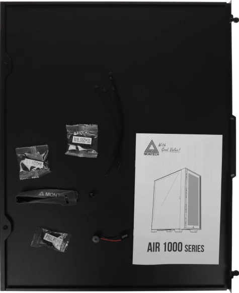Корпус Montech Air 1000 Lite черный без БП ATX 1x120mm 3x140mm 1xUSB2.0 2xUSB3.0 audio bott PSU Корпус Montech Air 1000 Lite черный без БП ATX 1x120mm 3x140mm 1xUSB2.0 2xUSB3.0 audio bott PSU