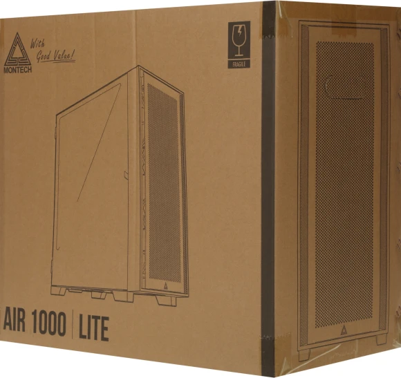 Корпус Montech Air 1000 Lite черный без БП ATX 1x120mm 3x140mm 1xUSB2.0 2xUSB3.0 audio bott PSU Корпус Montech Air 1000 Lite черный без БП ATX 1x120mm 3x140mm 1xUSB2.0 2xUSB3.0 audio bott PSU