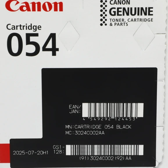 Картридж лазерный Canon 054BK 3024C002 черный бар.в компл. (1500стр.) для Canon MF645Cx/MF643Cdw/MF641Cw/LBP623Cdw/621Cw Картридж лазерный Canon 054BK 3024C002 черный бар.в компл. (1500стр.) для Canon MF645Cx/MF643Cdw/MF641Cw/LBP623Cdw/621Cw