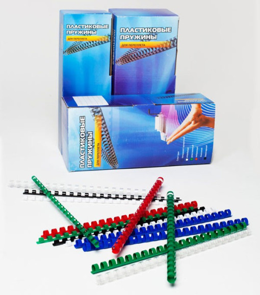 Пружины для переплета пластиковые Office Kit d=14мм 91-110лист A4 черный (100шт) BP2040 Пружины для переплета пластиковые Office Kit d=14мм 91-110лист A4 черный (100шт) BP2040