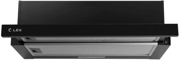 Вытяжка встраиваемая Lex HIDE G 600 черный управление: кнопочное (1 мотор)