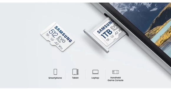 Флеш карта microSDXC 512GB Samsung MB-MC512SA EVO Plus + adapter