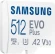 Флеш карта microSDXC 512GB Samsung MB-MC512SA EVO Plus + adapter