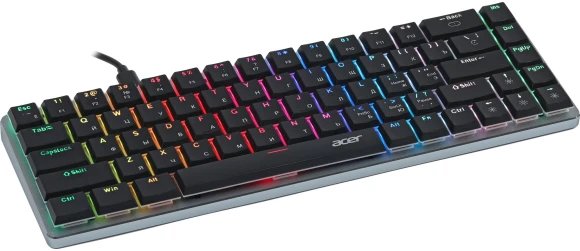 Клавиатура Acer OKW302 механическая серебристый USB Multimedia for gamer для ноутбука LED (ZL.KBDCC.01C) Клавиатура Acer OKW302 механическая серебристый USB Multimedia for gamer для ноутбука LED (ZL.KBDCC.01C)