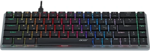 Клавиатура Acer OKW302 механическая серебристый USB Multimedia for gamer для ноутбука LED (ZL.KBDCC.01C) Клавиатура Acer OKW302 механическая серебристый USB Multimedia for gamer для ноутбука LED (ZL.KBDCC.01C)