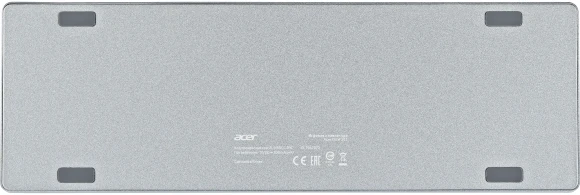 Клавиатура Acer OKW302 механическая серебристый USB Multimedia for gamer для ноутбука LED (ZL.KBDCC.01C) Клавиатура Acer OKW302 механическая серебристый USB Multimedia for gamer для ноутбука LED (ZL.KBDCC.01C)