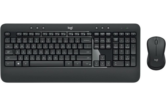 Клавиатура + мышь Logitech MK540 клав:черный мышь:черный USB беспроводная slim Multimedia (920-008686)