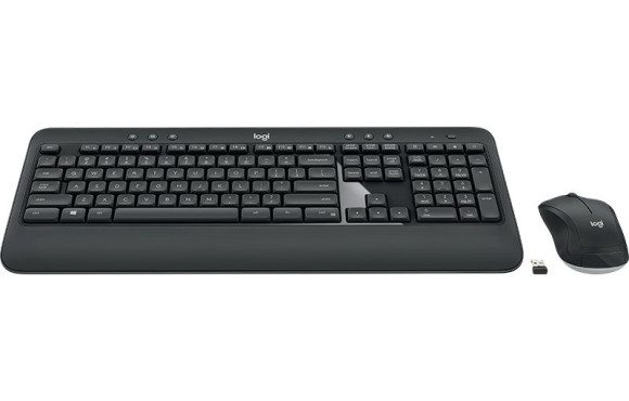 Клавиатура + мышь Logitech MK540 клав:черный мышь:черный USB беспроводная slim Multimedia (920-008686)