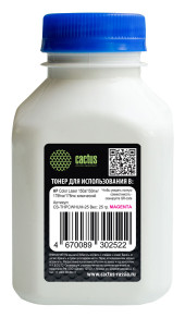 Тонер Cactus CS-THPCWHUM-25 пурпурный флакон 25гр. для принтера W2070/1/2/3 Тонер Cactus CS-THPCWHUM-25 пурпурный флакон 25гр. для принтера W2070/1/2/3