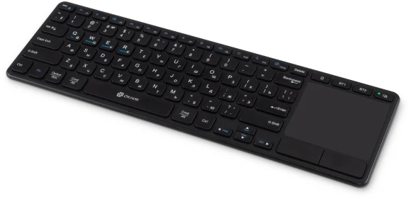 Клавиатура Оклик K614W черный USB беспроводная slim Multimedia Touch (1979327) Клавиатура Оклик K614W черный USB беспроводная slim Multimedia Touch (1979327)