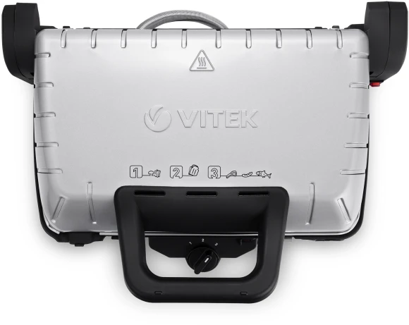 Электрогриль Vitek VT-2633 2000Вт серебристый Электрогриль Vitek VT-2633 2000Вт серебристый