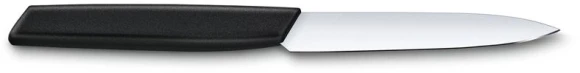 Нож кухонный Victorinox Swiss Modern (6.9003.10) стальной универсальный лезв.100мм прямая заточка черный Нож кухонный Victorinox Swiss Modern (6.9003.10) стальной универсальный лезв.100мм прямая заточка черный