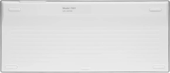 Клавиатура A4Tech Fstyler FX61 белый USB slim LED (FX61 WHITE) Клавиатура A4Tech Fstyler FX61 белый USB slim LED (FX61 WHITE)