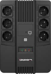Источник бесперебойного питания Ippon Nut 850 480Вт 850ВА черный