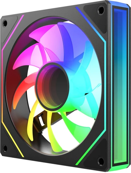 Вентилятор для корпуса Bloody CF-11 LCD ARGB 120х120x25 черный 4-pin 32дБ (упак.:1шт) (CF-11-ARGB120-BK) Ret Вентилятор для корпуса Bloody CF-11 LCD ARGB 120х120x25 черный 4-pin 32дБ (упак.:1шт) (CF-11-ARGB120-BK) Ret