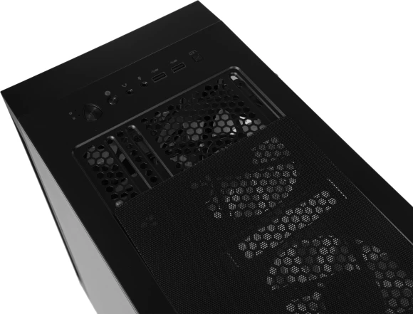 Корпус MSI MAG Forge 120A черный без БП ATX 2x120mm 2xUSB3.0 audio bott PSU