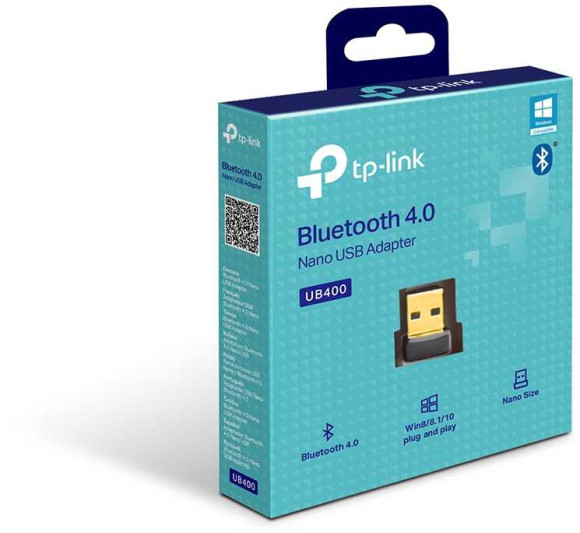 Сетевой адаптер Bluetooth TP-Link UB400 USB 2.0 Сетевой адаптер Bluetooth TP-Link UB400 USB 2.0