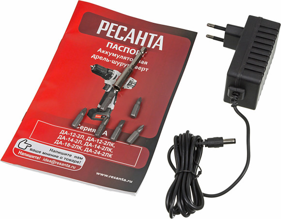 Дрель-шуруповерт Ресанта ДА-14-2Л аккум. патрон:быстрозажимной (75/14/3)