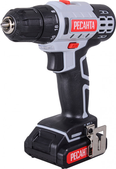 Дрель-шуруповерт Ресанта ДА-14-2Л аккум. патрон:быстрозажимной (75/14/3)