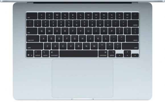 Ноутбук Apple MacBook Air A3241 M4 10 core 16Gb SSD256Gb/10 core GPU 15.3" Liquid Retina (2880x1864) macOS lt.blue WiFi BT Cam (Z1HD000VB(MC7A4))