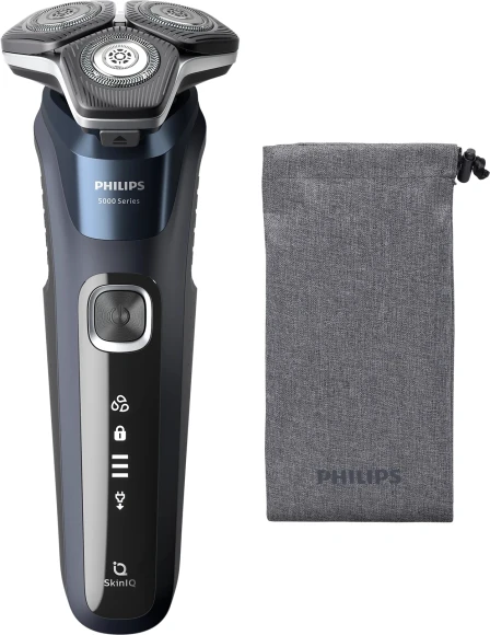 Бритва роторная Philips S5885/10 реж.эл.:3 питан.:аккум. темно-синий Бритва роторная Philips S5885/10 реж.эл.:3 питан.:аккум. темно-синий