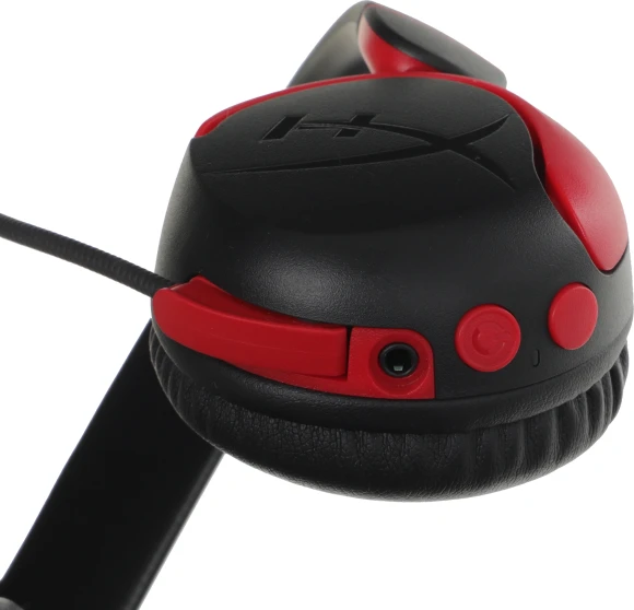 Наушники с микрофоном HyperX Cloud Mini черный/красный накладные BT оголовье (7G8F1AA) Наушники с микрофоном HyperX Cloud Mini черный/красный накладные BT оголовье (7G8F1AA)