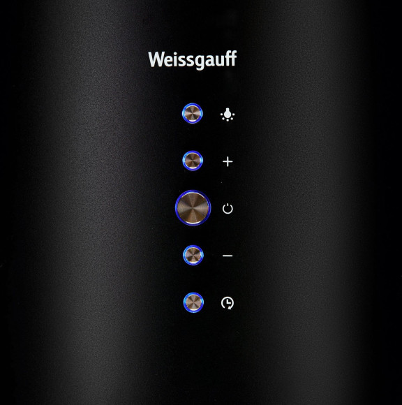 Вытяжка каминная Weissgauff Gracia BL черный управление: кнопочное (1 мотор)