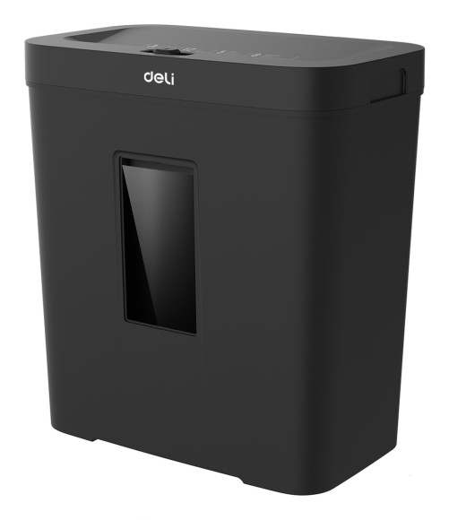 Шредер Deli ET021 черный с автоподачей (секр.P-4) фрагменты 8лист. 12лтр. Шредер Deli ET021 черный с автоподачей (секр.P-4) фрагменты 8лист. 12лтр.
