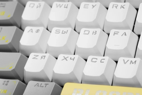 Клавиатура A4Tech Bloody S87 Energy механическая белый USB for gamer LED (S87 USB ENERGY WHITE) кабель 1.8м Клавиатура A4Tech Bloody S87 Energy механическая белый USB for gamer LED (S87 USB ENERGY WHITE) кабель 1.8м