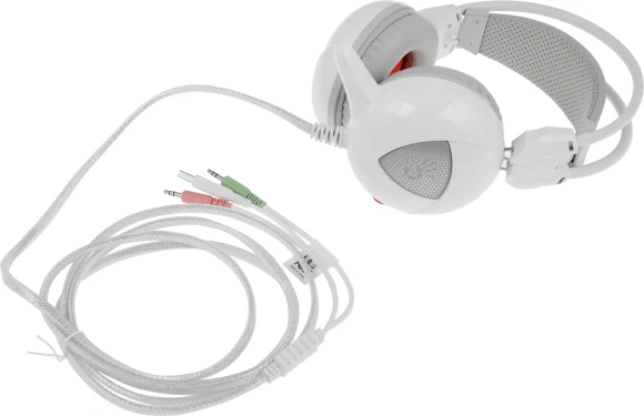 Наушники с микрофоном A4Tech Bloody G310 белый 1.8м мониторные оголовье (G310)