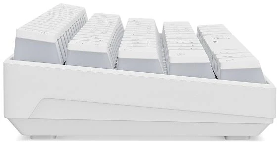 Клавиатура Оклик K763W механическая белый USB беспроводная BT/Radio Multimedia for gamer LED (1920562)