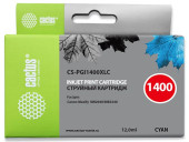 Картридж струйный Cactus CS-PGI1400XLC PGI-1400 голуб.пигм. (12мл) для Canon MB2050/MB2350/MB2040/MB2340 с чипом Картридж струйный Cactus CS-PGI1400XLC PGI-1400 голуб.пигм. (12мл) для Canon MB2050/MB2350/MB2040/MB2340 с чипом