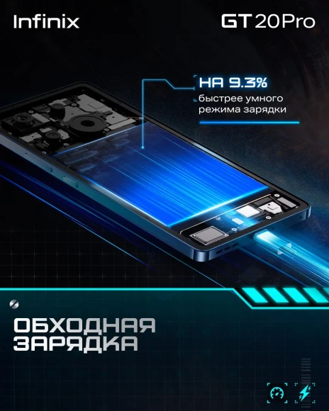 Смартфон Infinix X6871 GT 20 Pro 256Gb 12Gb оранжевый моноблок 3G 4G 2Sim 6.78" 1080x2436 Android 14 108Mpix 802.11 a/b/g/n/ac/ax NFC GPS GSM900/1800 GSM1900 Protect FM