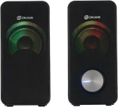 Колонки Оклик OK-122 2.0 черный 6Вт Колонки Оклик OK-122 2.0 черный 6Вт