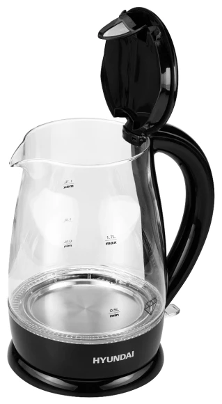 Чайник электрический Hyundai HYK-G2011 1.7л. 2200Вт черный корпус: стекло/пластик Чайник электрический Hyundai HYK-G2011 1.7л. 2200Вт черный корпус: стекло/пластик
